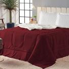 Coberdrom Cobertor Sherpa Solteiro Soft Plush Lã de Carneiro Inverno