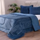 Coberdrom Duetto Plush Queen Malha 100% Algodão 220x240cm