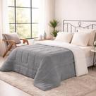 Coberdrom Dupla Face em Manta Soft E Sherpa Qualidade Premium Solteiro Casal Queen e King