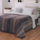 Coberdrom Dupla Face Estampado Casal 2,20x2,40m Elegante Quente Fofinho Macio Inverno