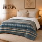 Coberdrom Edredom Sherpa Casal Dupla Face Grosso Macio -