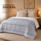 Coberdrom Edredom Sherpa Casal Dupla Face Grosso Macio -