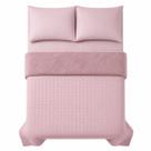 Coberdrom King Dupla Face Dots Matelassê com Sherpa Marinho