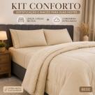 Coberdrom macio plush + conjunto de lençol 3 peças no precinho