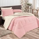 Coberdrom Queen Sherpa Rosé Valle Enxovais 1 peça