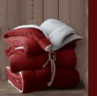 Coberdrom Sherpa Casal Paco Milano Dupla Face 2,20mx2,40m Vermelho - Sultan - Faces Coberdrom Sherpa Casal Paco Milano Dupla Face 2,20mx2,40m Vermelho - Sultan - Faces