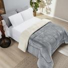 Coberdrom Sherpa Queen Dupla Face 2,20x2,40m Macio e Aconchegante para Inverno