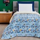 Coberdrom Solteiro Grosso Mundo Kids Dupla Face Super Macio BOUTI