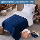 Coberdrom Solteiro Sherpa Dupla Face Extra Macio Toque Aveludado Premium