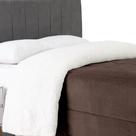 Coberdrom Solteiro Sherpa Dupla Face Matelado Felpudo Quentíssimo Antialérgico 2,40 x 1,50m Lavável