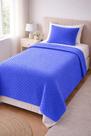 coberta flannel solteiro bolinhas 2,20m x 1,60m + 1 fronha