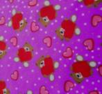 Cobertor 100% Poliester Urso Rosa