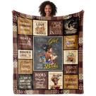 Cobertor ACBEAT Afro-American Black Girl Book Lovers 50x60cm