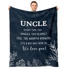 Cobertor AJIIUSV Uncle Gifts, Dia do Melhor Tio dos Pais, 50x60 Cobertor AJIIUSV Uncle Gifts, Dia do Melhor Tio dos Pais, 50x60