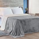 Cobertor Alaska King Manta Flannel e Sherpa