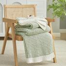 Cobertor Amélie Home Chenille Waffle reversível 130x150cm