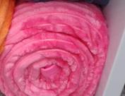 Cobertor antialérgico rosa