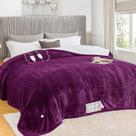 Cobertor aquecido greenoak Electric King Size 100x90cm Taro Purple