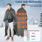 Cobertor Aquecido USB 5V Portátil, Macio E Quente, 3 Configurações De Calor, Desligamento Automático Cobertor Aquecido USB 5V Portátil, Macio E Quente, 3 Configurações De Calor, Desligamento Automático