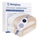 Cobertor aquecido Westinghouse de 50 x 60 polegadas Flannel to Sherpa