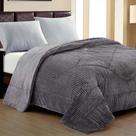 Cobertor Aveline Casal Queen Manta Plush Canelada 01 Peça Toque Macio - Cinza - 100% Poliéster Cobertor Aveline Casal Queen Manta Plush Canelada 01 Peça Toque Macio - Cinza - 100% Poliéster