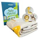 Cobertor Baby Flannel Safari Kim - Toque de Seda e Super Macio
