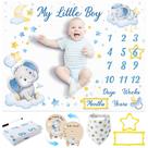 Cobertor Baby Milestone Fingertip WD 130x100 cm Elephant