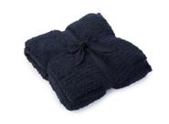 Cobertor Barefoot Dreams CozyChic azul índigo para mulheres