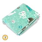 Cobertor Bebe Antialérgico Flannel Macio Baleia 1,10x90cm