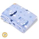 Cobertor Bebe Antialérgico Flannel Macio Foguete 1,10x90cm