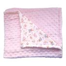 Cobertor Bebê Menina Fleece 3D Fun Aurora Rosa - Hug