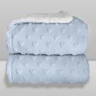 Cobertor Bebe Plush com Sherpa Hearts