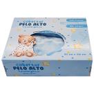 Cobertor Bebe Urso Azul Bebe Enxoval Menino Berço Frio Inverno Grosso Microfibra Antialergico 90x110