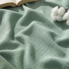 Cobertor Bedsure 100% algodão King Size 275x230cm verde sálvia