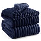 Cobertor Bedsure Blue Full GentleSoft Cozy Flanela Fleece Cobertor Bedsure Blue Full GentleSoft Cozy Flanela Fleece