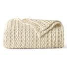 Cobertor Bedsure Cooling Cotton Waffle Twin XL Bege 168x229cm
