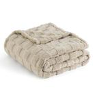 Cobertor Bedsure de Lã Marrom Claro para Sofá - 130x150cm