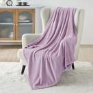 Cobertor Bedsure Flannel Fleece Twin Size (150x200cm) lilás