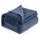 Cobertor Bedsure Fleece California King - Azul Mineral - 260x240cm