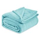 Cobertor Bedsure Fleece King Size - Macio e Aveludado - 275x230cm - Azul Rio