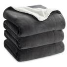 Cobertor Bedsure Sherpa Fleece King Size 270x230cm de carvão Cobertor Bedsure Sherpa Fleece King Size 270x230cm de carvão