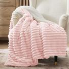 Cobertor Bedsure Sherpa Twin Size 150x200cm Super Soft Cozy