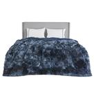 Cobertor Bedsure Tie Dye Azul Marinho Queen Size - Super Macio e Acolhedor