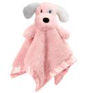 Cobertor BEILIMU Puppy Lovey com suporte de cetim de pelúcia 34 cm