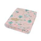 Cobertor Bonito pra Cachorro Soft Floresta Rosa para Cães