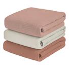 Cobertor Breebleep Baby Muslin Swaddle, pacote com 3, 120x120 cm