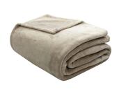 Cobertor Camesa Velour Solteiro 300g 150x220cm Bege