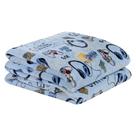 Cobertor Carrosel Solteiro Infantil Mantinha Flannel Estampada 01 Peça - Game - 100% Poliéster