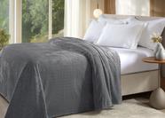 Cobertor Casal 180x220 Jolitex Chevron Cor:Zinco Cobertor Casal 180x220 Jolitex Chevron Cor:Zinco