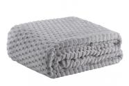 Cobertor Casal Blanket Zurich Prata Kacyumara